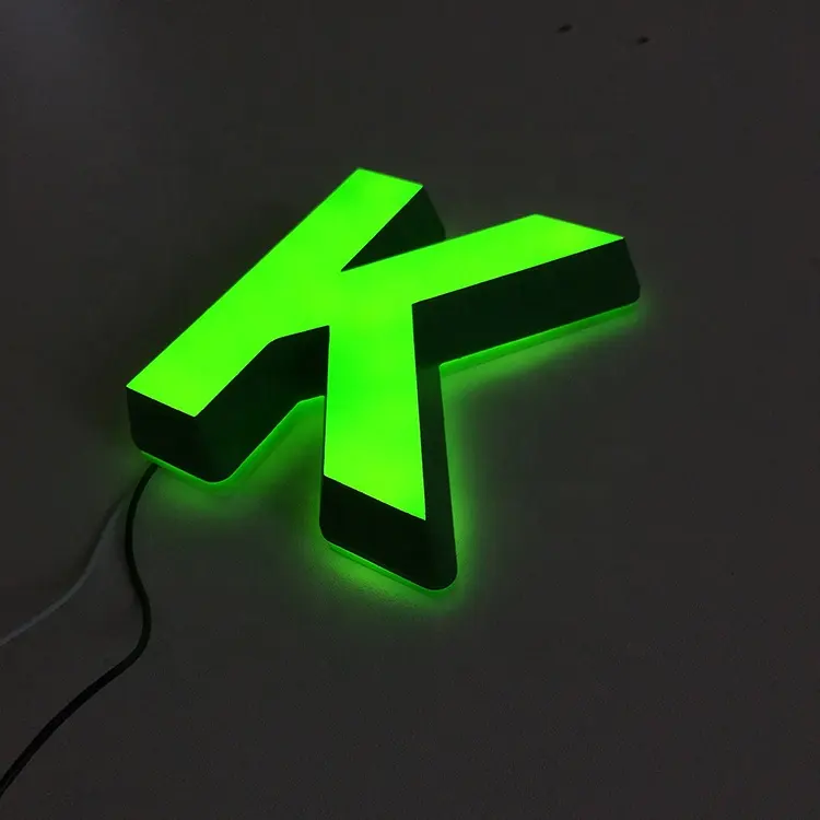 Nieuwe hete producten op de markt led logo teken 3d teken