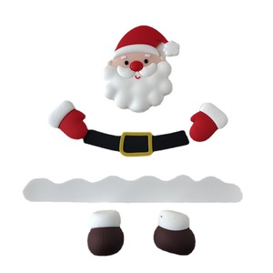 Décoration de gâteau de Noël en acrylique Père Noël, thème miel et douceur, pour fêtes et décorations de fin d'année - Product Image 5