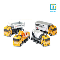 Modèle de camion en alliage plastique moulé sous pression Ingénierie Bétonnière Construction Voiture Jouets pour enfants Cadeau
