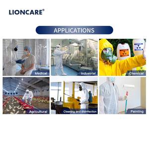 심 테이프 처리 방호복 격리복 일회용 작업복 안전 PPE 키트 의료 보호 의류 - Product Image 5