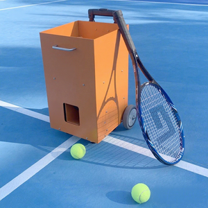 Máquina Lanzapelotas de Tenis Automática con Cabezal Giratorio Izquierda-Derecha, Capacidad para 50 Pelotas, Uso Interior/Exterior, Portátil, para Práctica de Principiantes - Product Image 3