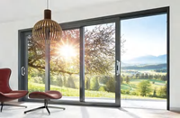 AS2047 Porte coulissante australienne en aluminium Fenêtre en verre à double vitrage Salon Isolation thermique Chambre Extérieur Patio Balcon