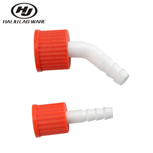 HAIJU Phòng Thí Nghiệm PP Nhựa Nam Thẳng GL14 GL18 Hose Barb Nối Doanh Kiểm Tra Van Hút Van Điều Khiển - Product Image 2