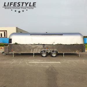 Gà nướng Kebab nướng thực phẩm Trailer trang bị đầy đủ Slush Donut Popsicle Fry kem thực phẩm Xe tải với tủ đông sâu - Product Image 4