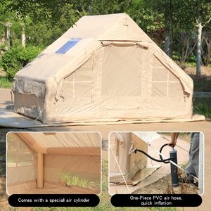 Tente de <span class=keywords><strong>camping</strong></span> gonflable imperméable en Oxford 300D, durable, portable, facile à installer, <span class=keywords><strong>pour</strong></span> 5 à 8 personnes, événements en plein air et campings - Product Image 6
