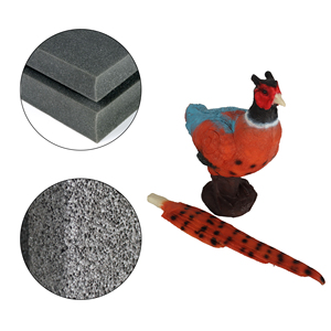 3D Animal Target Faisán Colorido PU Target con estacas de tierra estable para tiro con arco Práctica de caza - Product Image 5