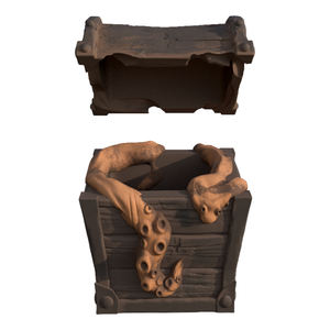 Tazza Tiki in Porcellana Art Deco Fatta a Mano con Tema Marino, Tentacoli di Polpo Inseribili con Cannuccia, Lavabile in Lavastoviglie, per Feste - Product Image 2