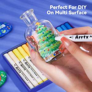 <span class=keywords><strong>Arrtx</strong></span> 30B Acryl-<span class=keywords><strong>Marker</strong></span>-Stifte 30 Klassische Farben Wasserfeste Acrylfarben-<span class=keywords><strong>Marker</strong></span> für DIY auf Stein Keramik Set - Product Image 4