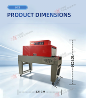 Machine d'emballage semi-automatique sous film rétractable pour nouilles instantanées, boîtes de biscuits, ensembles de vaisselle, livres, gobelets – Machine d'emballage POF/PE