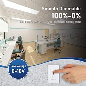 Iluminación LED de Techo para Taller, Comercial, Interior, Hogar y Oficina, 2X2 2X4 5CCT 5 Vatios, Panel Plano LED para Tienda - Product Image 3