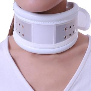 Attelle de cou réglable Ag400, support cervical blanc pour adultes et enfants, dispositif de traction manuelle, sangle de fixation - Product Image 3