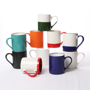 Mug en céramique couleur unie avec anse, tasse individuelle, cadeau promotionnel - Product Image 2