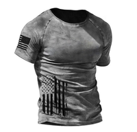 T-shirt de moto vintage pour homme, imprimé en 3D, décontracté, à manches courtes, ample et surdimensionné