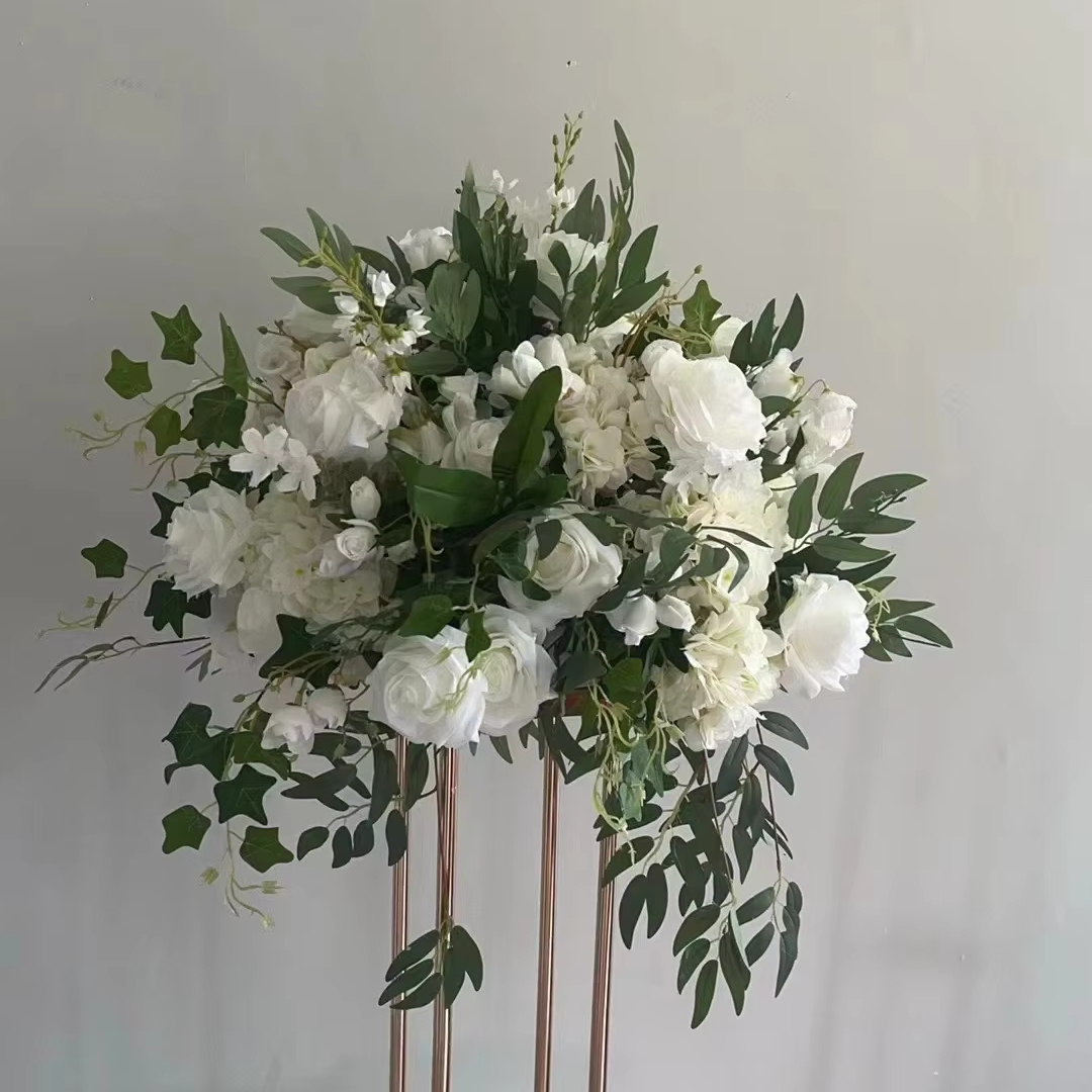 Silk Decorative Table Garland for Wedding Artificial Flower Centerpiece Arrangement Wedding Ball Dec