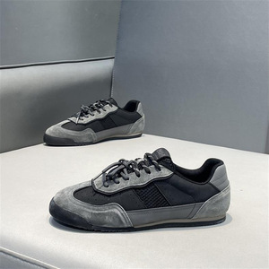 2026 New Original Design Leather Mesh Patchwork Trendy Casual Shoes - Anti-slip and Comfortable Walking Shoes - Product Image 3