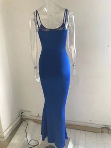 Abito Casual senza maniche XS-3XL con bretelle aderente abito da casa abito a spacco con collo quadrato - Product Image 6