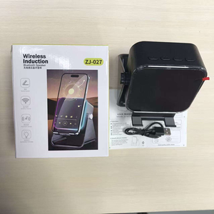 Supporto per Telefono con Altoparlante a Induzione Wireless, Regolabile, Ricaricabile, Multifunzionale, Audio Stereo, RGB, <span class=keywords><strong>da</strong></span> <span class=keywords><strong>Scrivania</strong></span> - Product Image 6