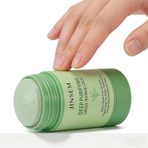 Mascarilla Facial en Barra de Té Verde de 40g, Mascarilla Facial en Barra de Lodo de Berenjena para Limpieza Profunda de Poros, Control de Grasa, Cuidado Facial Antioxidante - Product Image 5