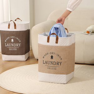 Cestas de lavandería múltiples Cesto de lavandería para el hogar Cestas de lavandería plegables <span class=keywords><strong>Ropa</strong></span> sucia con marco de acero - Product Image 5
