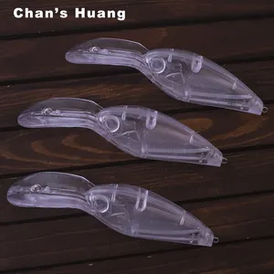 Chan 'S Huang Unpainted Crankbait 14.5Cm 20G Diepwater Crank Hard Lichaam Lokken Voor Vissen Blanks Bass Trout Pike blanks Baits