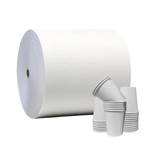 Rollos de vasos de papel materia prima 170g 210gsm <span class=keywords><strong>Jumbo</strong></span> roll Cup stock papel PE papel recubierto en rollos para la fabricación de Vasos - Product Image 1