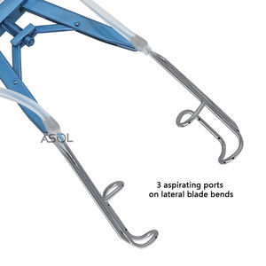 Instruments médicaux spéculums oculaires réglables spéculum <span class=keywords><strong>d</strong></span>'aspiration rinçage écarteur de paupières - Product Image 3