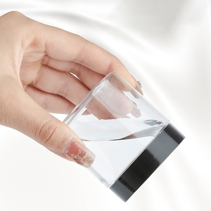 Botol PET Mulut Lebar Transparan 16oz 32oz 500ml 1000ml untuk Penyimpanan Makanan dengan Tutup Hitam - Product Image 5