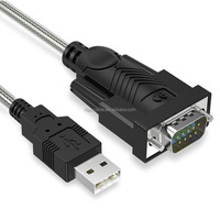 USB a RS232 cable serie conector macho Industrial FTDI chipset DB9 pin 9-PIN conector COM conector macho 1,8 m