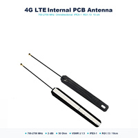 Antena PCB Internal 4G LTE IPEX-1 RG1.13 10cm 700-2700MHz 2dBi Omnidirectional untuk Modul DTU Gateway NB-IoT