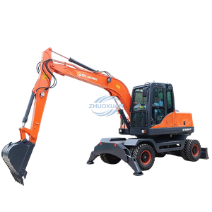 รถขุดขนาดเล็ก 0.8 ตัน แบบตีนตะขาบ พร้อมบูมหมุนได้สำหรับพื้นที่แคบ - Product Image 3