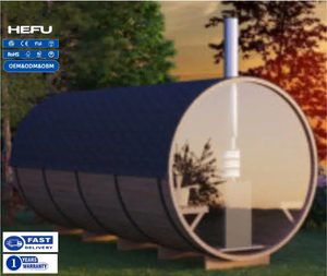 Mới Đến Sang Trọng Phần Lan Da Nhỏ Phòng Tắm Hơi Cabin Ánh Sáng Bằng Gỗ Phong Cách Truyền Thống Với Hơi Nước Hồng Ngoại Di Động Cho Phòng Ngủ Sử Dụng - Product Image 1