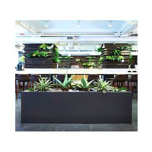 Kwaliteits plantenbak van metaal, roestvrij staal, grote plantenpot, roségouden pot met standaard, binnenplantenbak - Product Image 6