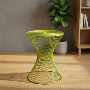 Tabouret en fil de fer thermolaqué - Product Image 1