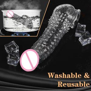 Préservatif transparent ultra fin, sans sensation, magique spirituel, préservatif en PVC pour hommes et femmes, préservatifs lavables - Product Image 5