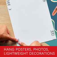 Stiker perekat dekorasi dinding, poster poster ukuran kecil 3M perintah menggantung foto