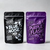 Op maat bedrukte plastic stand-up pouch met ritssluiting, geurdicht, hersluitbaar, flexibele verpakkingstas voor snoepopslag, aangepast logo