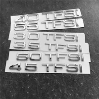 Autocollant de voiture avec logo TFSI 30 35 40 45 50 55 pour Audi A3 A4 A6L A7, modification 4x4, accessoire décoratif.