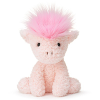 Jouets en peluche personnalisés en forme de cheval, animaux en peluche avec logo brodé, fabriqués en coton, jouets en peluche doux