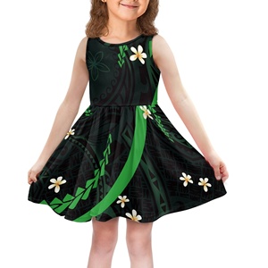 Tenues assorties pour la <span class=keywords><strong>famille</strong></span>, tendance et élégantes, de style polynésien tropical vert et noir, vêtements assortis pour les fêtes, personnalisables pour la <span class=keywords><strong>famille</strong></span> - Product Image 6