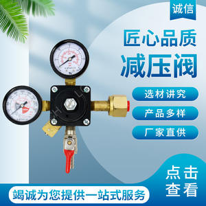 Válvula Reductora de Presión de Dióxido de Carbono de Grado Alimenticio para Cerveza y Bebidas, Apta para GLP y Helio - Product Image 3