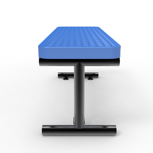Modern Outdoor Expandable <strong>Metal</strong> 48-Inch <strong>Bench</strong> Hot-Dip Galvanized Iron Commercial Hospital School &amp; Park Use Durable - Product Image 4
