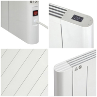 Pemanas Konveksi 1200W yang Dapat Dipasang di Dinding & Portabel, Termostat Pintar, Timer 7 Hari, Mode Hemat Energi, Dikendalikan Aplikasi, Remote Control