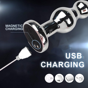 アナルプラグバイブレーターリモコン10モード振動バットプラグLEDカラーライトアナルプラグ大人の大人のおもちゃとゲーム - Product Image 5