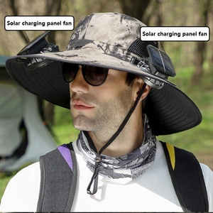 Casquette solaire tendance pour homme avec logo personnalisé, en maille respirante, imperméable et anti-UV, idéale pour la randonnée, la pêche et les loisirs - Product Image 2