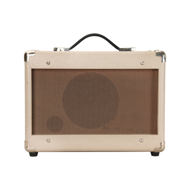 15 Watt Electric Guitar Amplifier Amp for Beginners to Play and Sing Folk Portable Practice Bass Guitar Speaker 15C