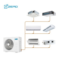 Hvac Slim Ventilconvettore Ad Acqua Canalisé Ultra Mince Horizontal Dissimulé 220V Fcu Ventilateur Bobine Unité Usage Domestique Roucoulement Pour Pompe À Chaleur