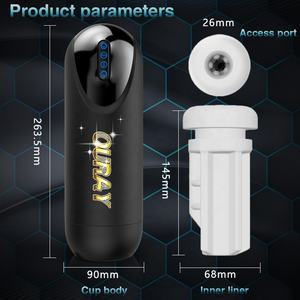 电动汽车阴茎自慰机自动性玩具大尺寸推力吮吸男性逼真阴道自慰器 - Product Image 6