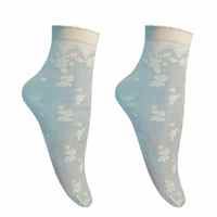 Chaussettes Quotidiennes Personnalisées pour Femmes, à Motifs Floraux, Respirantes, Sexy, en Nylon Doux, Jacquard