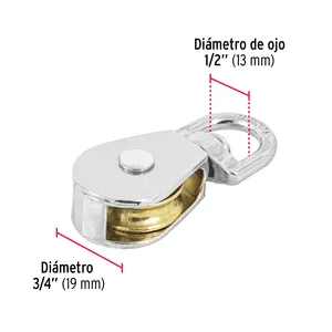 Maestro con 72 unità puleggia metallica per 3/4 'ruota, FIERO - Product Image 4