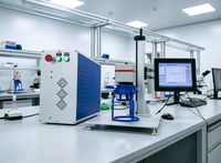 Máquina de Marcado Láser de Fibra CNC CORAL Feeltek HG-FT-D30, Alta Precisión (0.01mm), Programable con AI/SVG/NC/DXF/PLT/DST